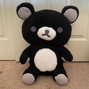 Rilakkuma Monochrome plush HUGE (Toreba prize)